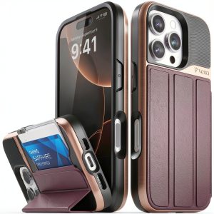 VENA iPhone 16 Pro Wallet Case Card Holder Drop Protection-0