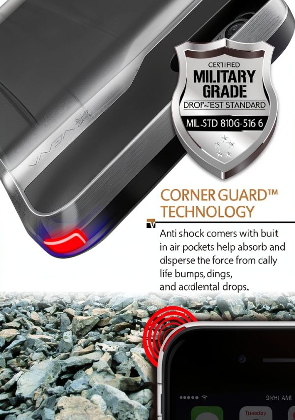 VENA iPhone 6S Plus Wallet Case Card Holder Drop Protection-5