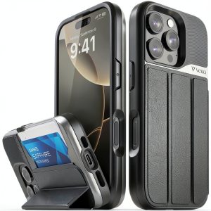 VENA iPhone 16 Pro Wallet Case Card Holder Drop Protection-0