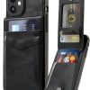 Entronix Leather Wallet Case iPhone 12 Protection Stand-0