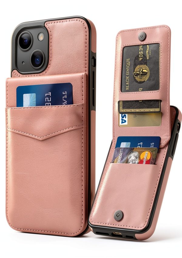 Entronix Leather Wallet Case iPhone 13 Protection Stand-1