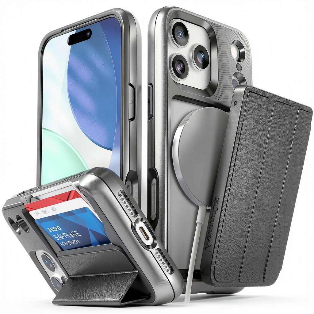 Vena vCommuteX case with removable wallet on iPhone 17 Pro Max