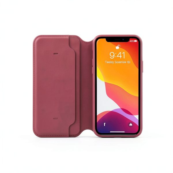 Apple iPhone 11 Pro Leather Folio Case Deep Sea Blue-1
