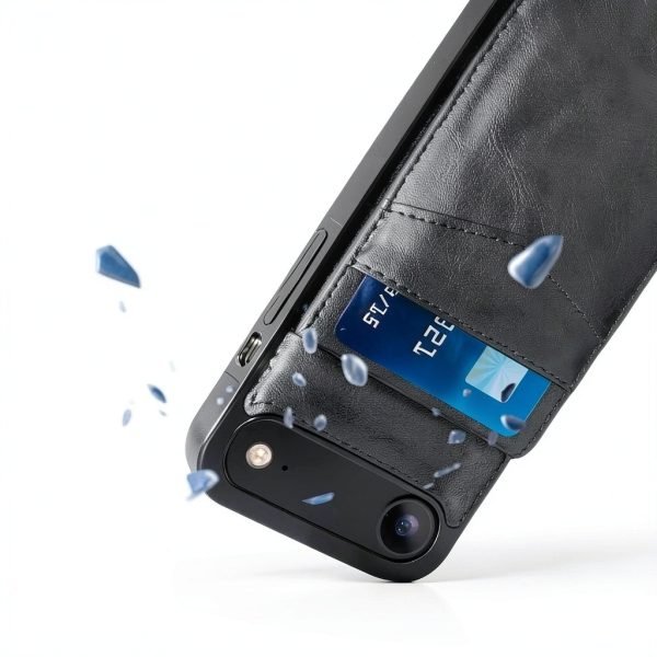 Entronix Slim Leather Wallet Case iPhone 17 Air Protection-2