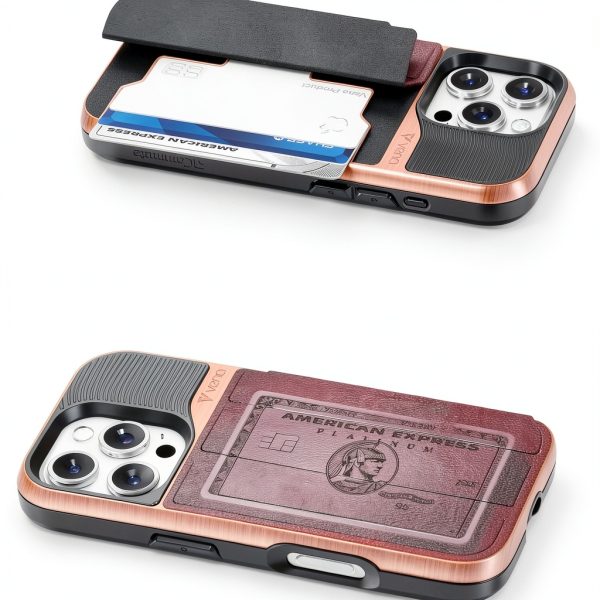 VENA iPhone 16 Pro Wallet Case Card Holder Drop Protection-3