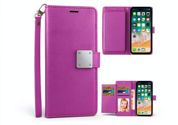 Entronix iPhone 15 Wallet Case PU Leather Protection-7