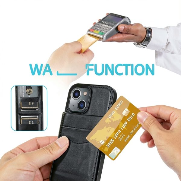 Entronix Slim Leather Wallet Case iPhone 17 Air Protection-6