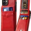 Entronix Leather Wallet Case iPhone 12 Protection Stand-2