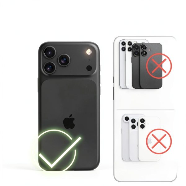 Vena iPhone 17 Pro Max Magnetic Wallet Case Black Blue-1