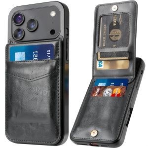 Entronix Slim Leather Wallet Case iPhone 17 Pro Max-0