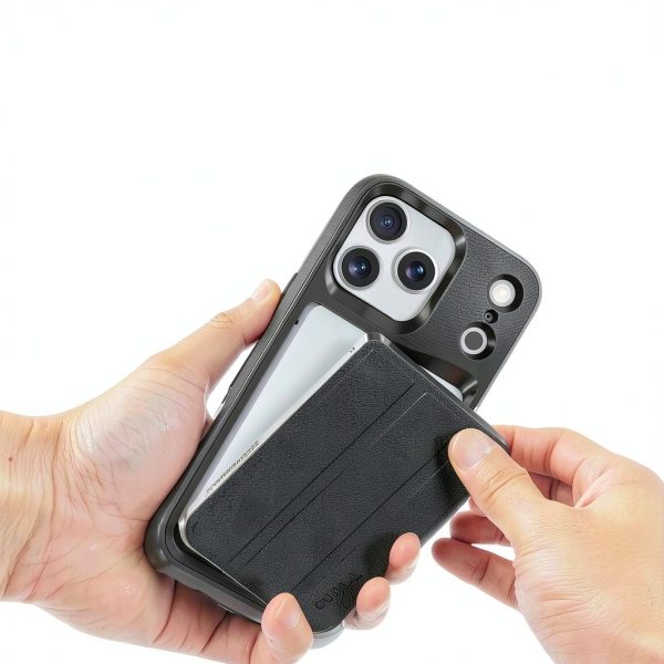 Vena iPhone 17 Pro Max Magnetic Wallet Case Black Blue-2