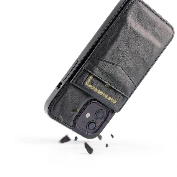 Entronix Leather Wallet Case iPhone 13 Protection Stand-4