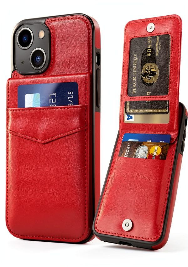 Entronix Leather Wallet Case iPhone 13 Protection Stand-2