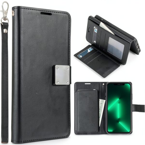 Entronix iPhone 15 Wallet Case PU Leather Protection-5