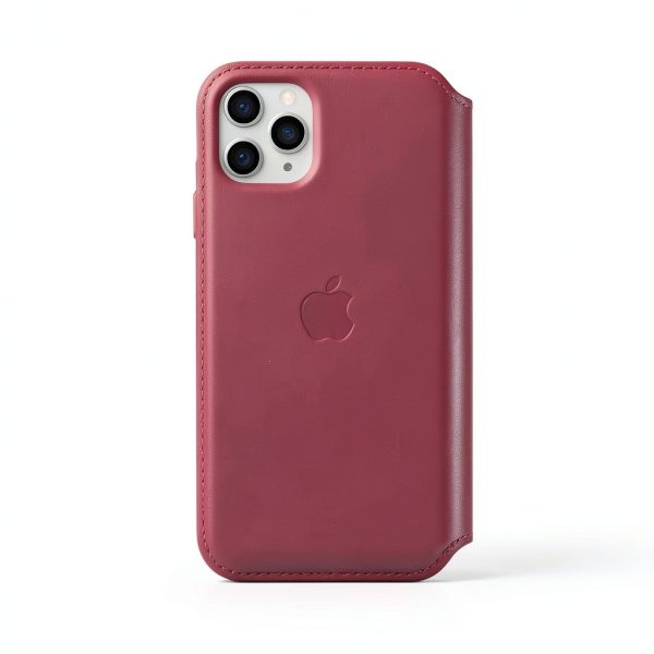 Apple iPhone 11 Pro Leather Folio Case Deep Sea Blue-2