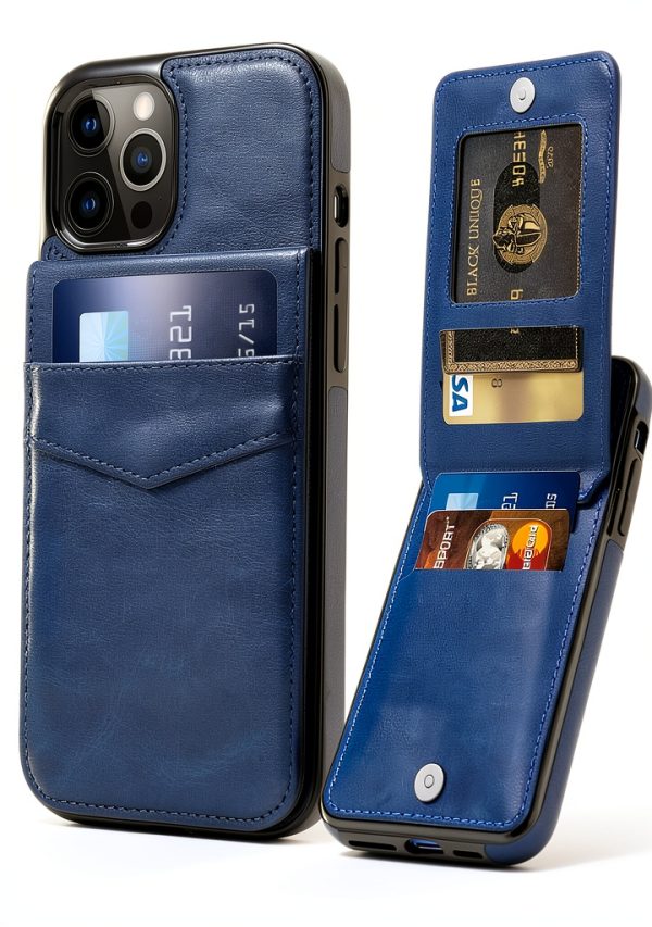 Entronix iPhone 14 Pro Max Leather Wallet Case Stand-0