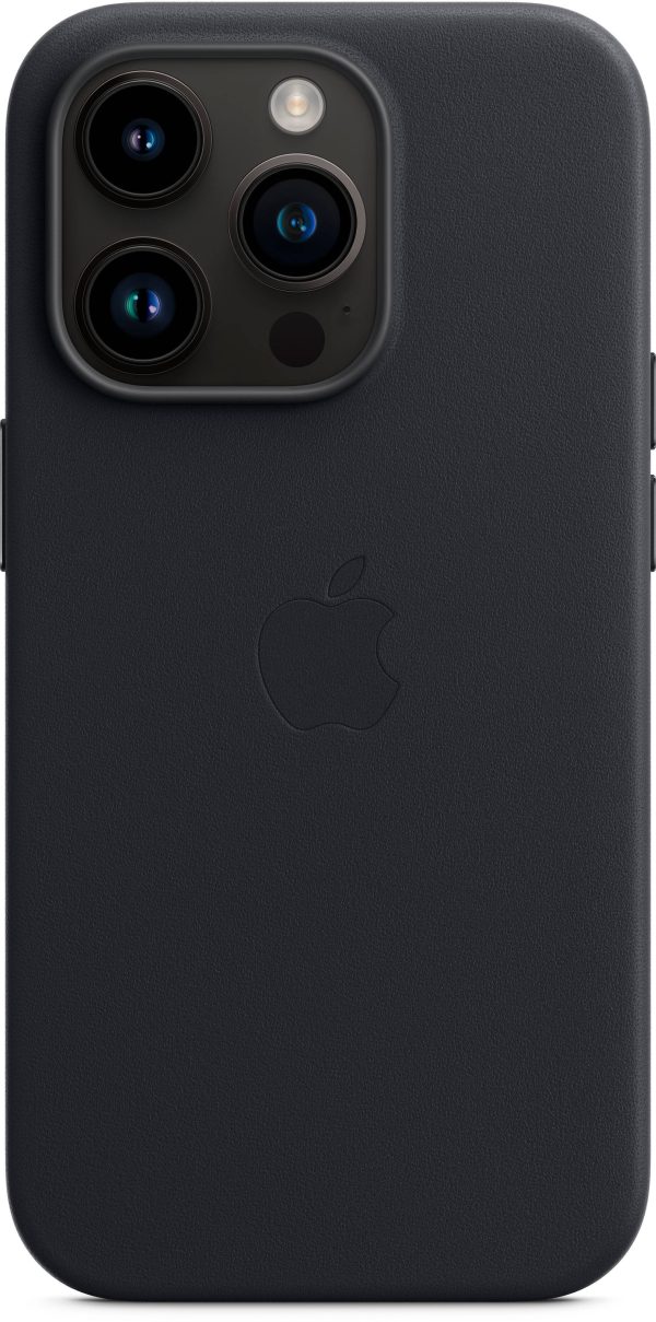 Apple Leather Case with MagSafe for iPhone 14 Pro Protection-3