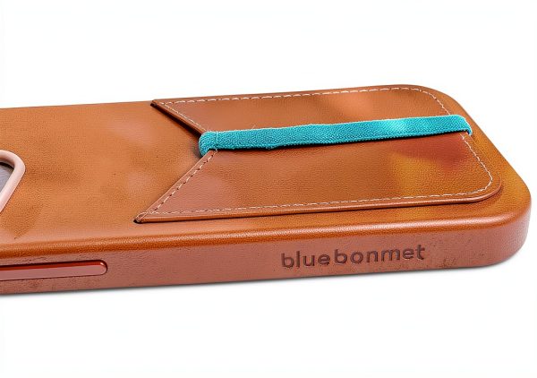 Leather iPhone Card Holder Case Premium Full Grain Wallet-2
