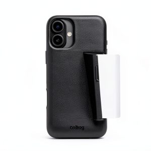 iPhone 16 Plus Leather Case with Card Storage Premium-0
