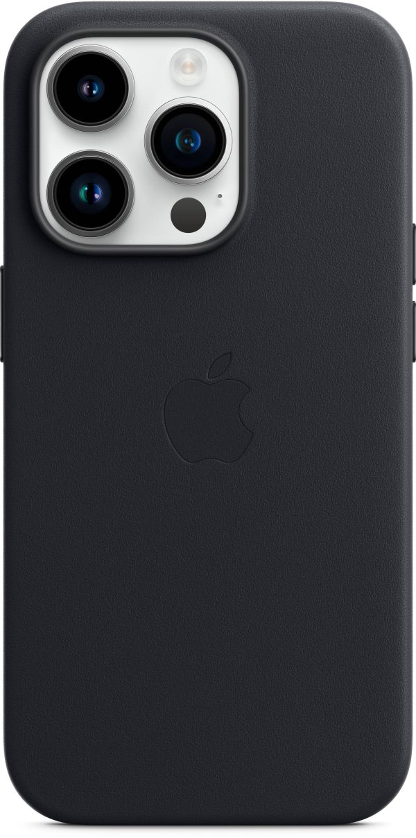 Apple Leather Case with MagSafe for iPhone 14 Pro Protection-2
