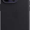 Apple Leather Case with MagSafe for iPhone 14 Pro Protection-0