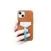 Leather iPhone Card Holder Case Premium Full Grain Wallet-4
