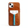 Leather iPhone Card Holder Case Premium Full Grain Wallet-3