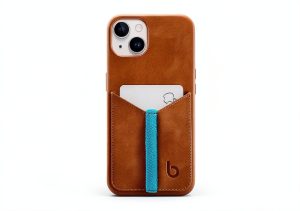 Leather iPhone Card Holder Case Premium Full Grain Wallet-0
