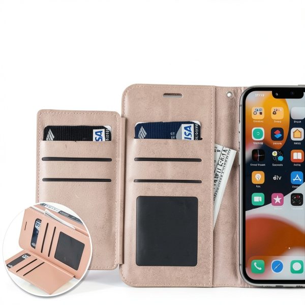 Entronix iPhone 14 Pro Wallet Case PU Leather Protection-4