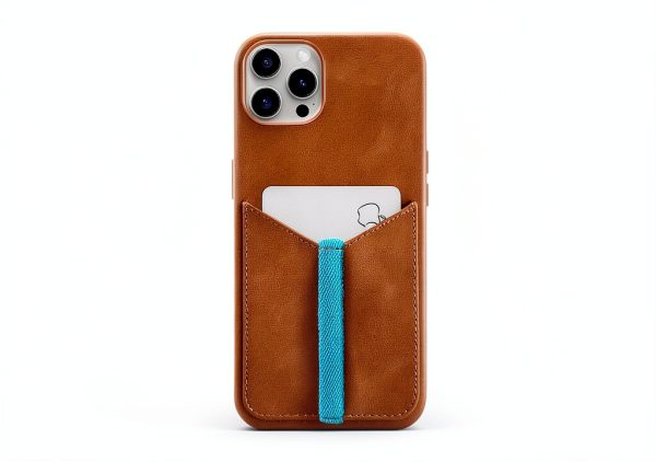 Leather iPhone Card Holder Case Premium Full Grain Wallet-0